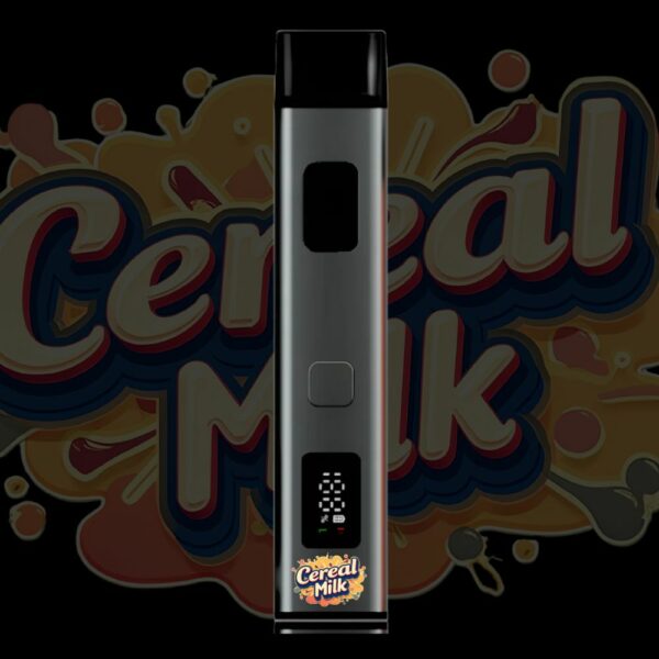 Cereal & Milk disposable vape pen with creamy cereal-style branding