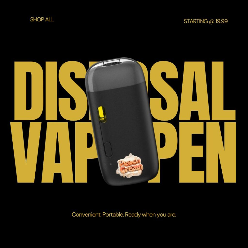 Disposable THC vape pen – portable, ready-to-use vape device