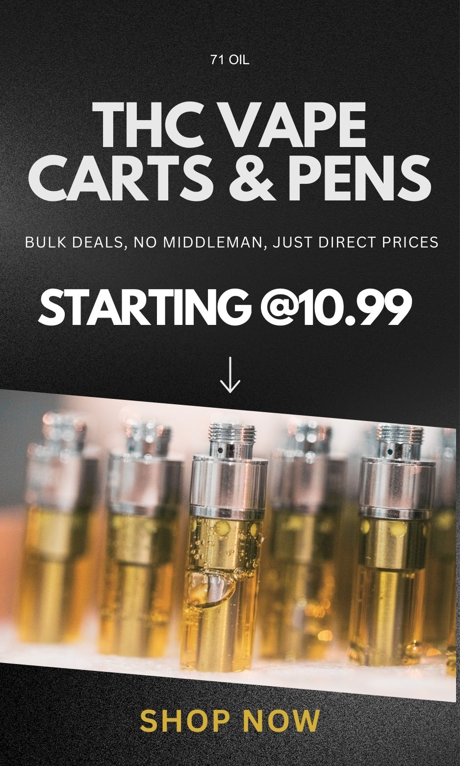 THC vape pen cartridges filled with premium oil – affordable THC vape pens starting at $10.99